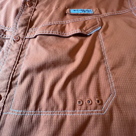 πColumbia Texas Longhorns PFG Low Drag Offshore Omni-Shade Button-Up Shirt - Picture 11 of 16